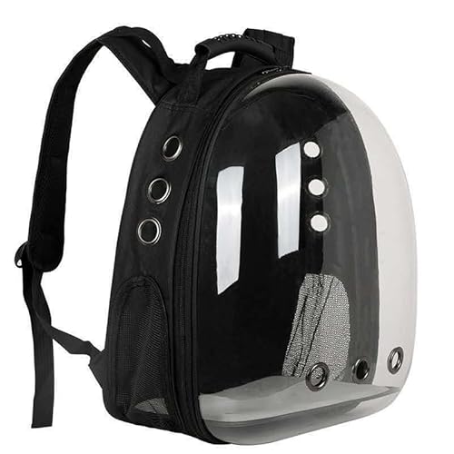 Transparenter Transportrucksack für Katzen, Rucksack für Katzen im Freien, transparenter Rucksack für Hunde, Haustiere, mit belüfteter Raumkapsel von Hayagotrade