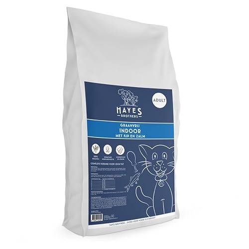 Hayes Brothers Indoor Getreidefrei Katzenfutter 7KG - Trockenfutter für Katze von Hayes Brothers