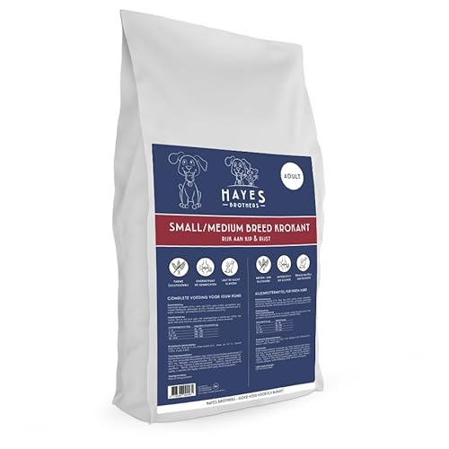 Hayes Brothers Premium Adult Small/Medium Hundefutter 14KG - Extrudierte Hundefutter voll mit Vitaminen & Mineralien von Hayes Brothers