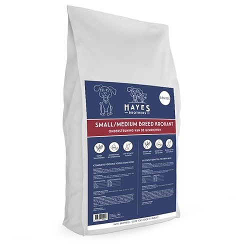 Hayes Brothers Premium Senior Small/Medium Hundefutter 14KG - Extrudierte Hundefutter voll mit Glucosamine & Chondroitine von Hayes Brothers