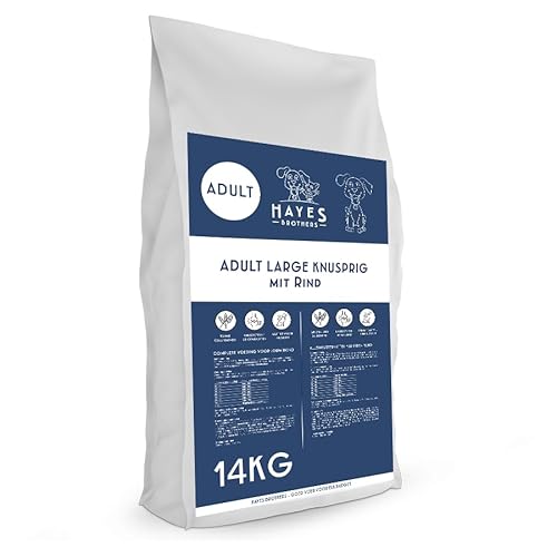 Hayes Brothers Standard Large Breed Hundefutter 14KG - Extrudierte Hundefutter für gesundes Fell, Darmflora & Immunsystem von Hayes Brothers