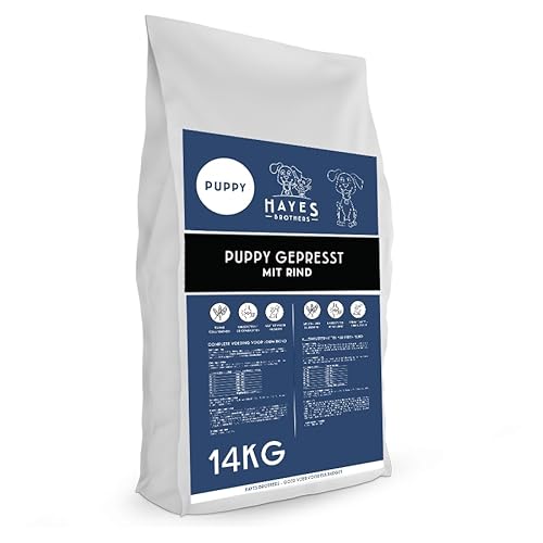 Hayes Brothers Welpen Gepresstes 14KG - Gepresstes Welpenfutter für Heranwachsende Hunde von Hayes Brothers