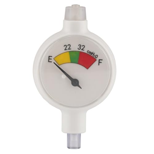 Haztholf Manometer zur Intubation, Anästhetik, weiß, für Haustiere, wiederverwendbar von Haztholf