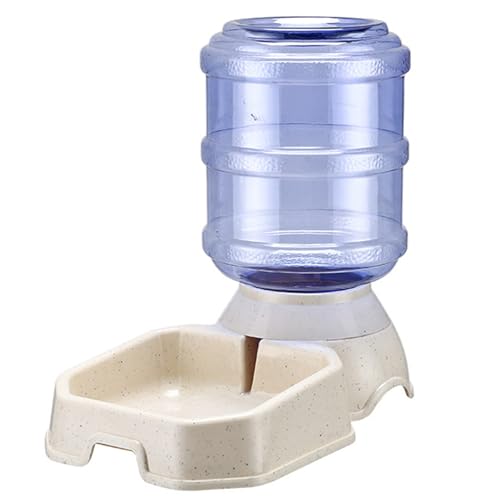 Automatische Katzenfutterautomaten 1 Gallone Katzenfutterspender Katzenwasserspender Schwerkraft Automatische Futterhäuschungen für Katzen Wasser Haustier Feeder Cat Bowl für Hund, Katze, Welpe, Kät von Hbbgdiy