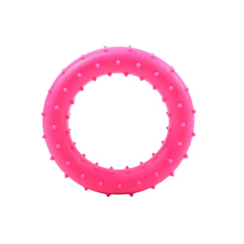 Haustier Kaut Gummi Pet Cat Round Welpe Spielen lustiges Kauenspielzeug süßes ungiftiges Trainingshund zufällige Farbe 1pc von Hbbgdiy