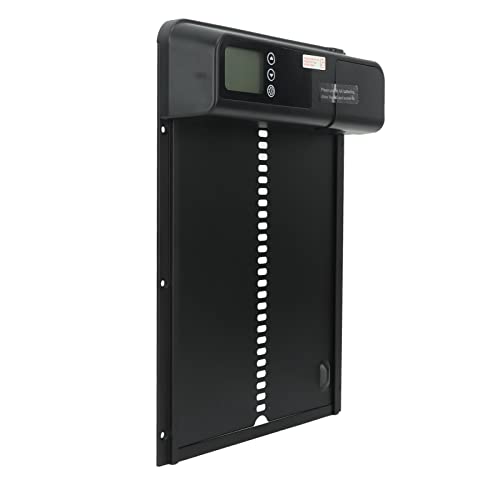 Headerbs Automatische Hühnerstalltür mit Timer, Aluminiumlegierung, IP45, Wasserdichtes LED-Display, Batteriebetrieben, Automatischer Hühnertüröffner für den Bauernhof von Headerbs