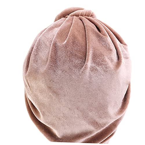 Healeved Haargummis Turban-Kopfbedeckung Elastische Mütze Mit Turban Haar Beanie Turban-kopftücher Für Frauen Turban-Hut- -Abdeckung Chemo-Kopfbedeckungen Mädchen Bohnenbrötchen Fräulein von Healeved