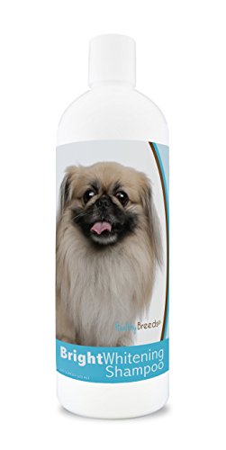 Healthy Breeds Bright Whitening Dog Shampoo für Pekingese, für White, Lighter Fur – Over 150 Breeds – 300 ml – mit Haferflocken für Trockenheit, Sensitive, Haut, Moisturizes, Nourishes Coat von Healthy Breeds