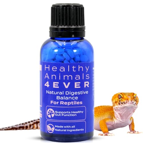 Natürliches Verdauungsgleichgewicht für Reptilien: unterstützt eine gesunde Darmfunktion von HealthyAnimals4Ever