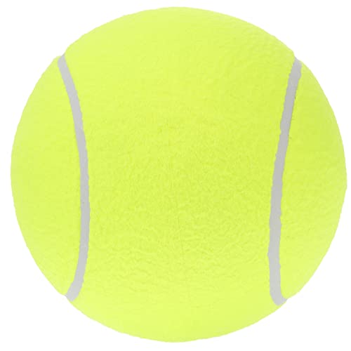 Healvian Spielzeug Für Draußen Riesen-Tennisball 9 5 Zoll Hundetennisball Mit Aufblasnadel Für Große Haustierspielzeuge/Outdoor/Sport/Strand Outdoor-Spielset von Healvian