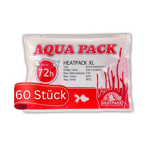 HeatPaxx Universalwärmer | HeatPack XL 72h | AquaPack | Transportwärmer | Tier- & Pflanzenversand | 15,5 cm x 11 cm (60) von HeatPaxx