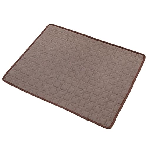 Heavyoff Kühlmatte Hunde Katzen Haustiere, Sommer Kühlende Haustiermatte rutschfeste Hundebett Für Zuhause Oder Auto Kaffee, 50x60cm von Heavyoff