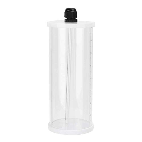 Hebrew ●Geschenk für Weihnachten Aufkleber Acryl Titration Barrel, mit Skala 0,8 l transparentem Acrylmaterial Flüssigkeitsbehälter, flüssige Rühradditive Additive Aquarium für Aquarium von Hebrew