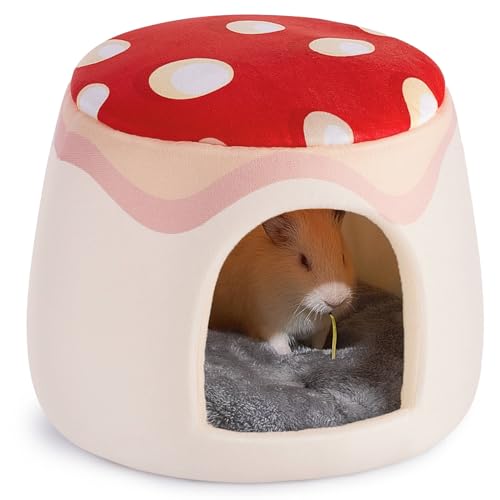 Hedgeink Meerschweinchen Haus 2-in-1 Kaninchenbett & Kaninchen Zubehör – Waschbares Kleintier Kuschelbett mit Herausnehmbarem Kissen für Hamster, Igel, Hasen, Nagerkäfig Hedgeink Meerschweinchen Haus 2-in-1 Kaninchenbett & Kaninchen Zubehör – Waschbares Kleintier Kuschelbett mit Herausnehmbarem Kissen für Hamster, Igel, Hasen, Nagerkäfig von Hedgeink