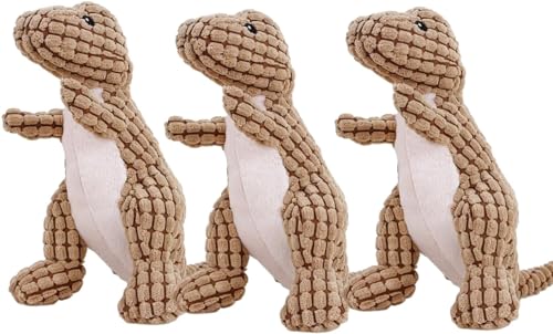 Bissfester, robuster Dino Dotmalls Unzerstörbares, Robustes Dino-Kauspielzeug mit robusten Tiermotiven, schweres Kauspielzeug for Hunde (Color : 3pcs-b) von HeeDz