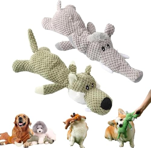 HeeDz Durabite for Starke Kauer, Durabrite-Hundespielzeug, Durabrite-Hundespielzeug for Starke Kauer, quietschendes Hundespielzeug for Starke Kauer (Color : 2pcs-c) von HeeDz
