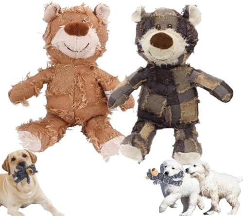 HeeDz Petsboro Robust Bear Petsboro Bear Dotmalls Petsboro Robust Bear Pets Boro Robust Bear Unzerstörbarer Robuster Bär (Color : A-2pcs) von HeeDz