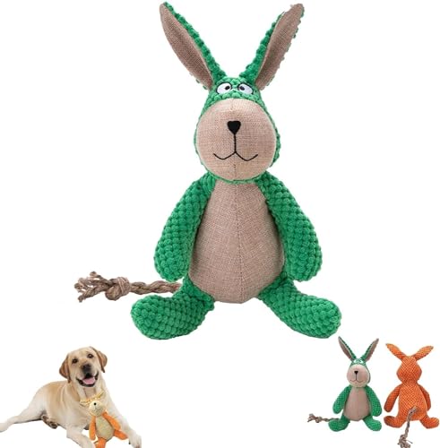 HeeDz Robustrabbit – Entwickelt for schwere Kauer, Robustes Kauspielzeug for Kaninchenhunde, Robustes Kauspielzeug for Kaninchenhunde, Quietschspielzeug (Color : 1pcs-a) von HeeDz