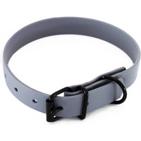 Heim Halsband BioThane, grau - Halsumfang 28 - 35 cm, B 19 mm von Heim