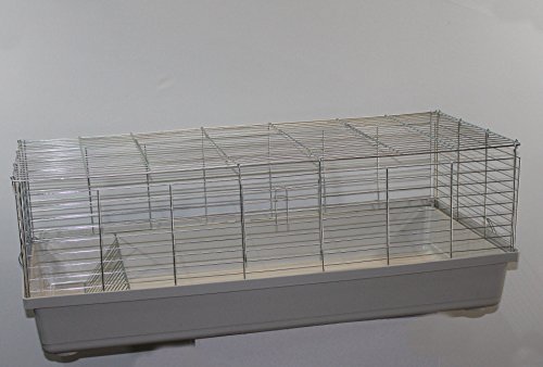 H1,20 m Hasenkäfig Nagerkäfig Kaninchenkäfig Käfig Stall Meerschweinchen weiß H1,20 m Hasenkäfig Nagerkäfig Kaninchenkäfig Käfig Stall Meerschweinchen weiß von Heimtiercenter