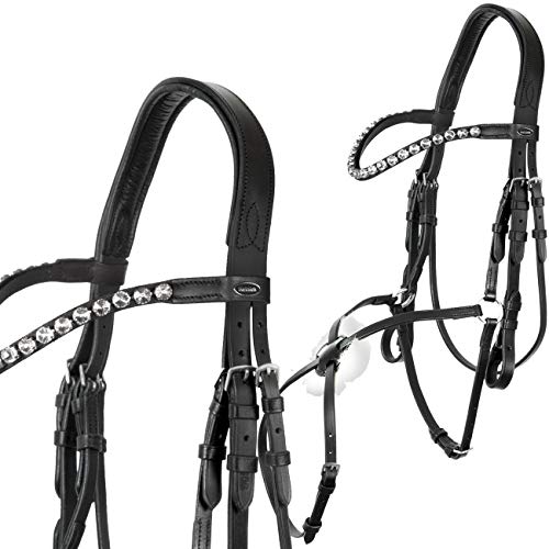 Heinick-Reitsport Trense mexikanisch Schwarz ~ Glow-Silver ~ Vollblut von Heinick-Reitsport