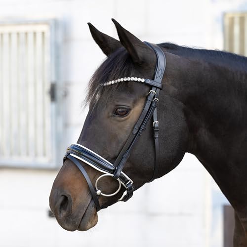 Heinick Trense Selection Lack Zaumhaken Weiss Schnellwechselsystem ~ Warmblut ~ von Heinick-Reitsport