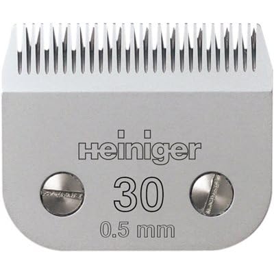 Heiniger Professionelle abnehmbare Scherklinge #30, passend für A5-Schermaschinen (#30 (0,5 mm)) von Heiniger