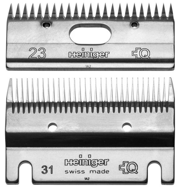 Heiniger Schermessersatz 31/23 Zähne, Standard Schermesser für Pferde von Heiniger