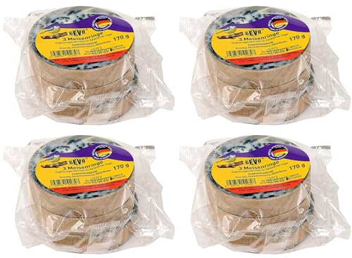 GeVo Meisenringe Sparpack 4 Pack mit je 3 Ringen Fettfutter Wildvogelfutter Premium Vogelfutter - die Alternative zu Meisenknödel Heinrichs Agrar von Heinrichs Agrar