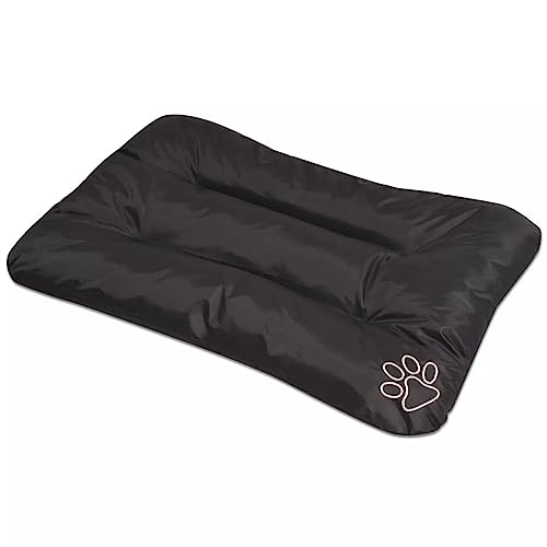 Hundematratze 90 x 60 x 8 cm schwarz 02_0001595 von Helloshop26