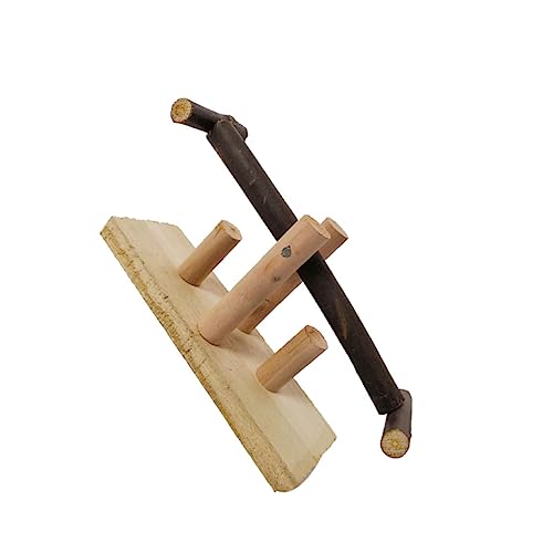 Hemobllo 1 Stück holzspielzeug holzspielsachen Bird Toys Parrot Toys papageienspielzeug Vogelspielzeug Wippe aus Holz Papagei Wippe Papageienwippe Wippe für Haustiere Hölzern von Hemobllo