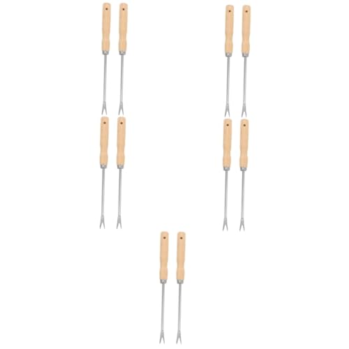 Hemobllo 10 Pcs Holzwurzel Wurzel Picker Unkraut Werkzeug Underöder Werkzeug Gartenarbeit Hand Unkrebs Entferner Entfernung Werkzeug Underleimer Garten Unkraut Puller Handheld von Hemobllo