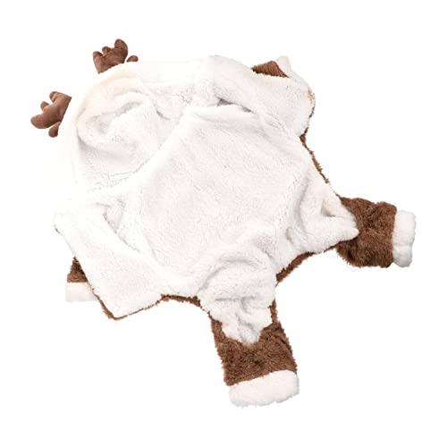 Hemobllo 1stk Haustierkleidung Niedliches Kleid des Welpen Warmer Hundemantel Feiertagshundekatzenkleid Tier-Hoodie Haustier-Outfit Warmes Hundeoutfit Süße Hundekleidung Warm Halten Sherpa von Hemobllo