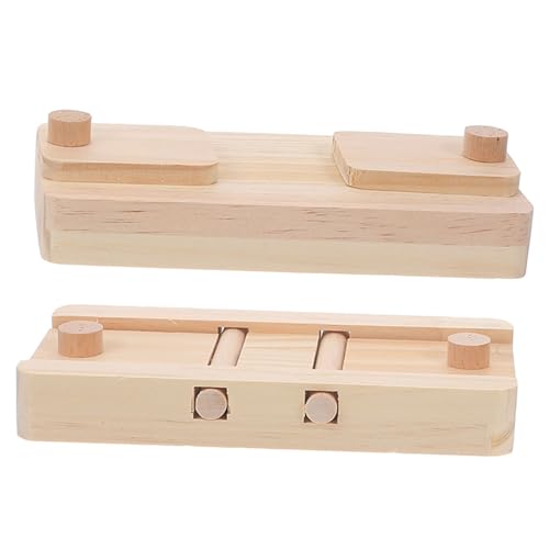 Hemobllo 2 Stück Hamster -Kauspielzeug Spielzeugtiere Kind Babyspielzeug anregend Futterspender klein Hamster Futter verstecken Hamster behandelt Kiefernholz Beige Hemobllo 2 Stück Hamster -Kauspielzeug Spielzeugtiere Kind Babyspielzeug anregend Futterspender klein Hamster Futter verstecken Hamster behandelt Kiefernholz Beige von Hemobllo