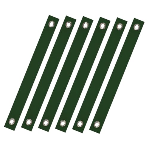 Hemobllo 6 Stück Baumgurte für den Gartenbau Pflanzenstützclips Pflanzenpfähle Baumseilunterstützung Draht pflanzenschutz gartenzubehör Baum unterstützt Junge Bäume Baumgürtel Nylon Green von Hemobllo