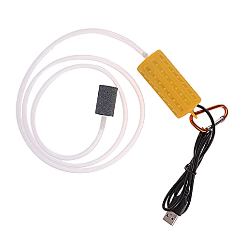 Hemobllo Aquarium Sauerstoff Luftpumpe Tragbare Luftpumpe USB-sauerstoffpumpe Sauerstoff-luftpumpe Für Aquarien Leise Luftpumpe Aquariensprudler USB Wasserpumpe Aquaponik Dekorationen Blase von Hemobllo