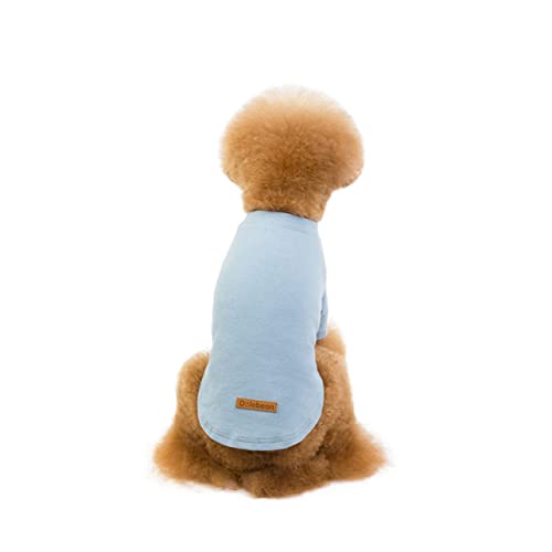 Hemobllo Hundekleidung Pyjama Hunde-Hoodie Kühlende Hundeweste Hundezubehör Welpe pärchen Schlafanzug Schlaf Shirt Pajamas Baumwollhundkleidung Baumwollkleidung für Haustiere Blue von Hemobllo