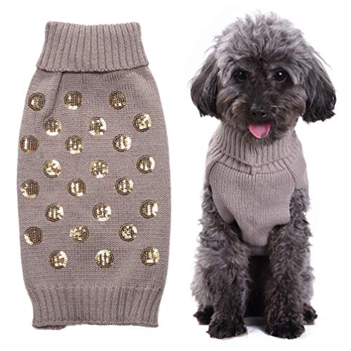 Hemobllo Welpen Pullover Herbstpullover Für Hunde Hundepullover Mit Rollkragen Haustier Herbstkleidung Winterwarme Hundekleidung Welpenkleidung Haustierwärmer Großer Hund Corgi von Hemobllo