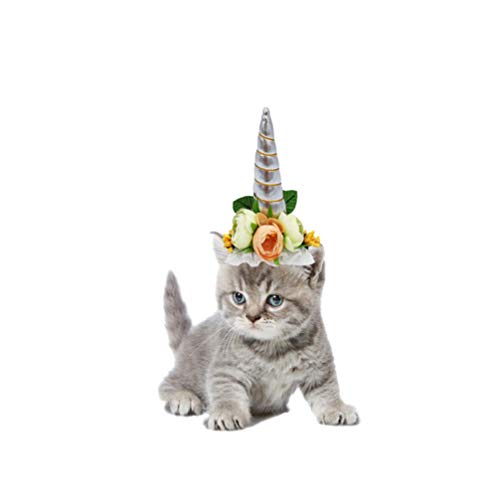 Hemobllo Rollenspiel-Outfits Welpen-Outfits Cosplay-Kostüme Zopfhaube Katzenkostüme für Katzen Cosplay-Outfits Katze%20Kostüme Katzenhüte Haustier Welpenmütze Hündchen Hut Zubehör Kleidung von Hemobllo