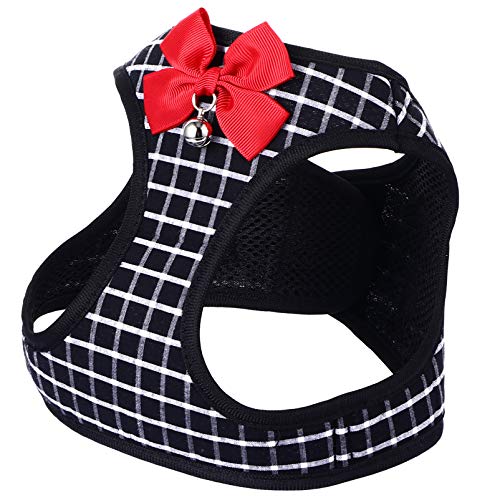 Hemobllo Sch?NES Haustiergeschirr Gurt Hundegeschirr Und Leine Set Zug Haustiergeschirr mit Weichem Nylon Haustier Bowknot Brustgurt Welpengeschirr Traktion Zugseil für Hunde Und von Hemobllo