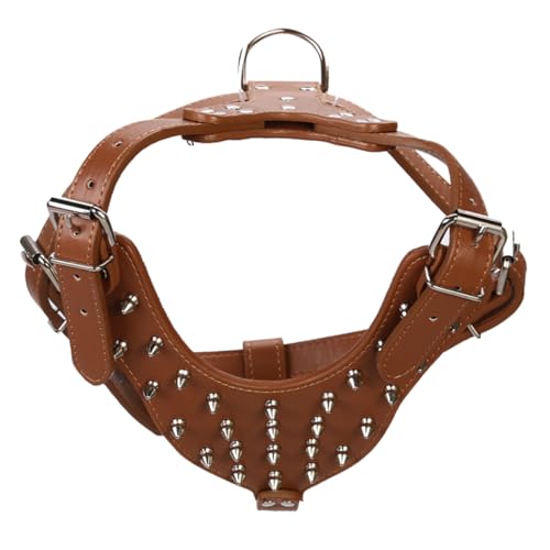 Hemobllo Tierhalle Pu-hundegeschirr Hundegurt Im Freien Im Freien Haustier Hund Weste Hundegeschirr Mit Stacheln Welpengurt Für Kleine Hunde Praktische Hundegeschirrweste Light Brown Metall Hemobllo Tierhalle Pu-hundegeschirr Hundegurt Im Freien Im Freien Haustier Hund Weste Hundegeschirr Mit Stacheln Welpengurt Für Kleine Hunde Praktische Hundegeschirrweste Light Brown Metall von Hemobllo