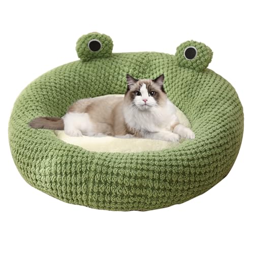 Hemore Frosch Katzenbett Lange Plüsch Winter Thermal von Hemore