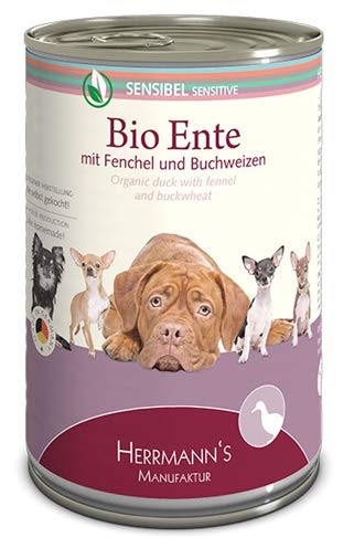 Herrmann's Bio Ente mit Fenchel und Buchweizen 800g DE-ÖKO-001 von Herrmann's