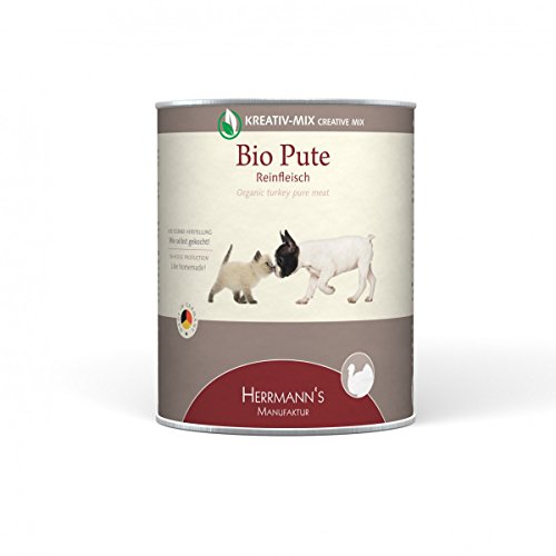 Herrmann's | Herrmanns Hundefutter Reinfleisch Bio-Pute 800g | 6 x 800 g von Herrmann's