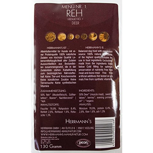 Reh Men¨¹ Nr.1 mit Bio S¨¹?kartoffeln 130g- 12Pack von Herrmann's