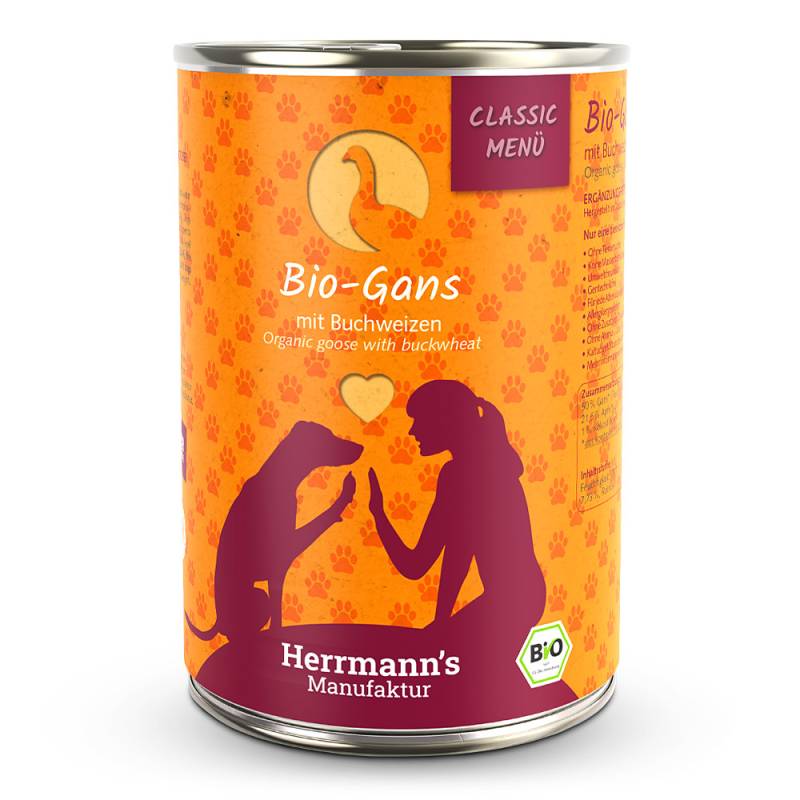 Herrmann's | Bio-Gans mit Buchweizen | Classic | 12 x 400 g von Herrmanns