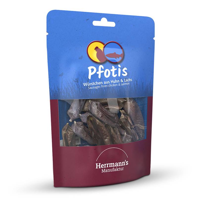 Herrmann's | Bio Huhn & Lachs Würstchen | Pfotis | 6 x 80 g von Herrmanns