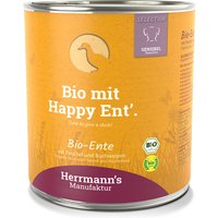 Herrmann´s Bio-Menü Sensitive 6 x 800 g - Bio-Ente mit Bio-Fenchel und Bio-Buchweizen von Herrmanns