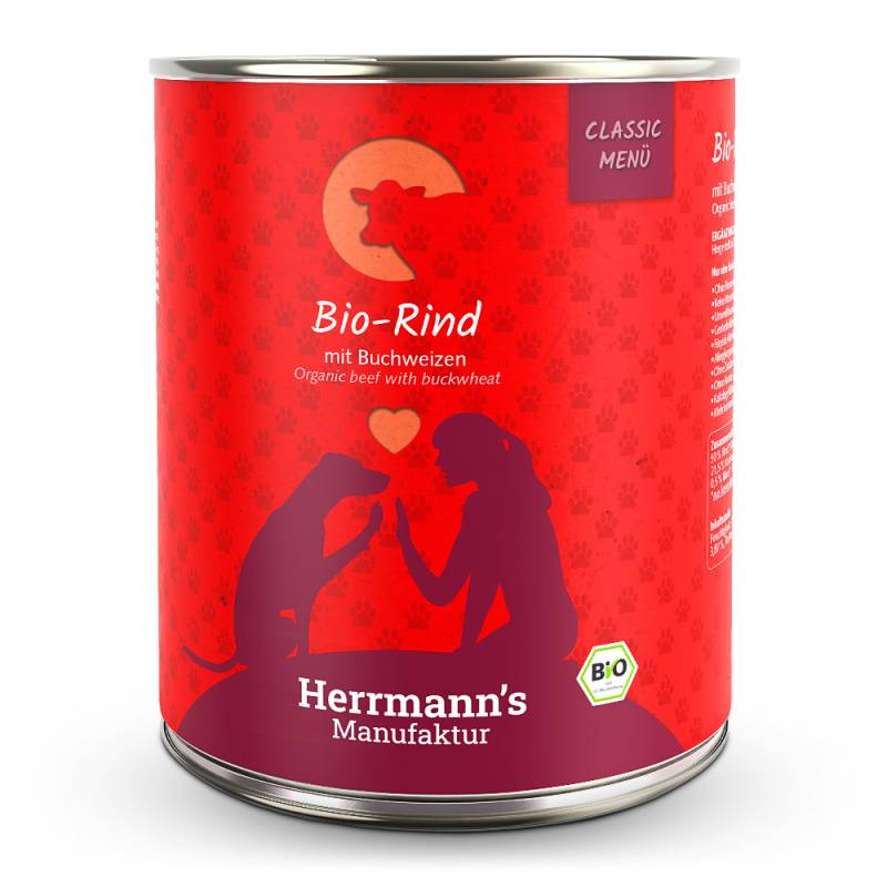 Herrmann's | Bio-Rind mit Buchweizen | Classic | 24 x 800 g von Herrmanns