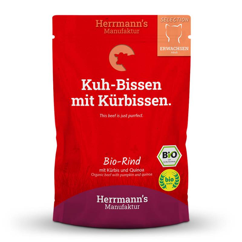 Herrmann's | Bio Rind mit Kürbis & Quinoa | Selection Adult | 20 x 100 g von Herrmanns